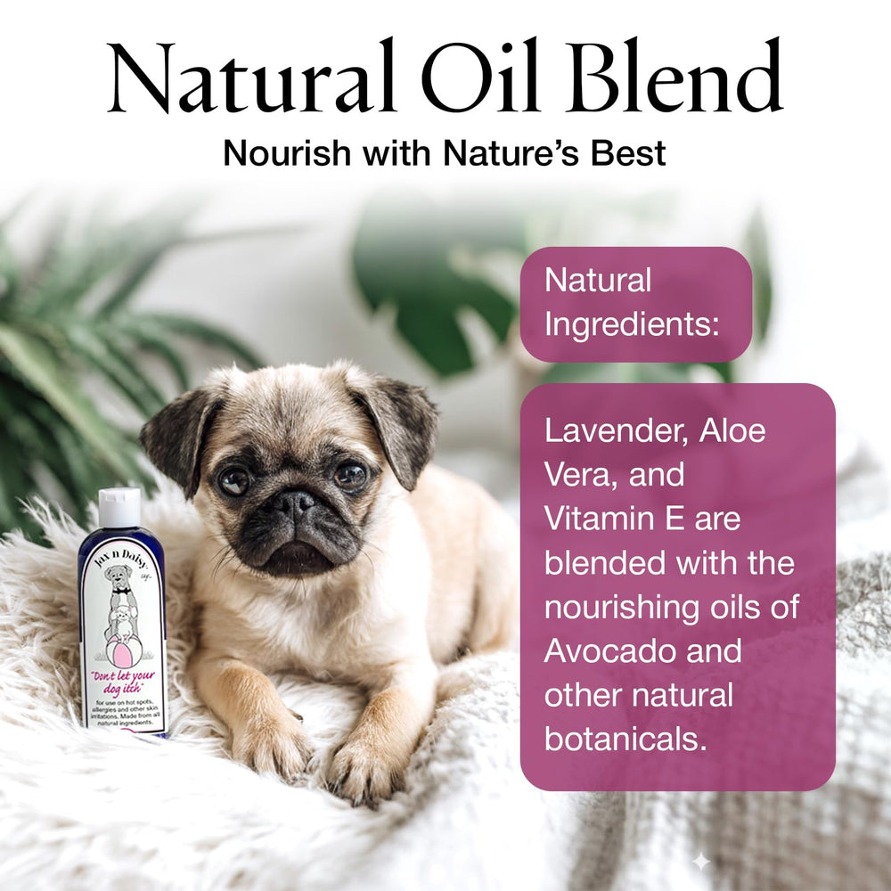 Jax N Daisy product for puppies and adults safe for all coats.