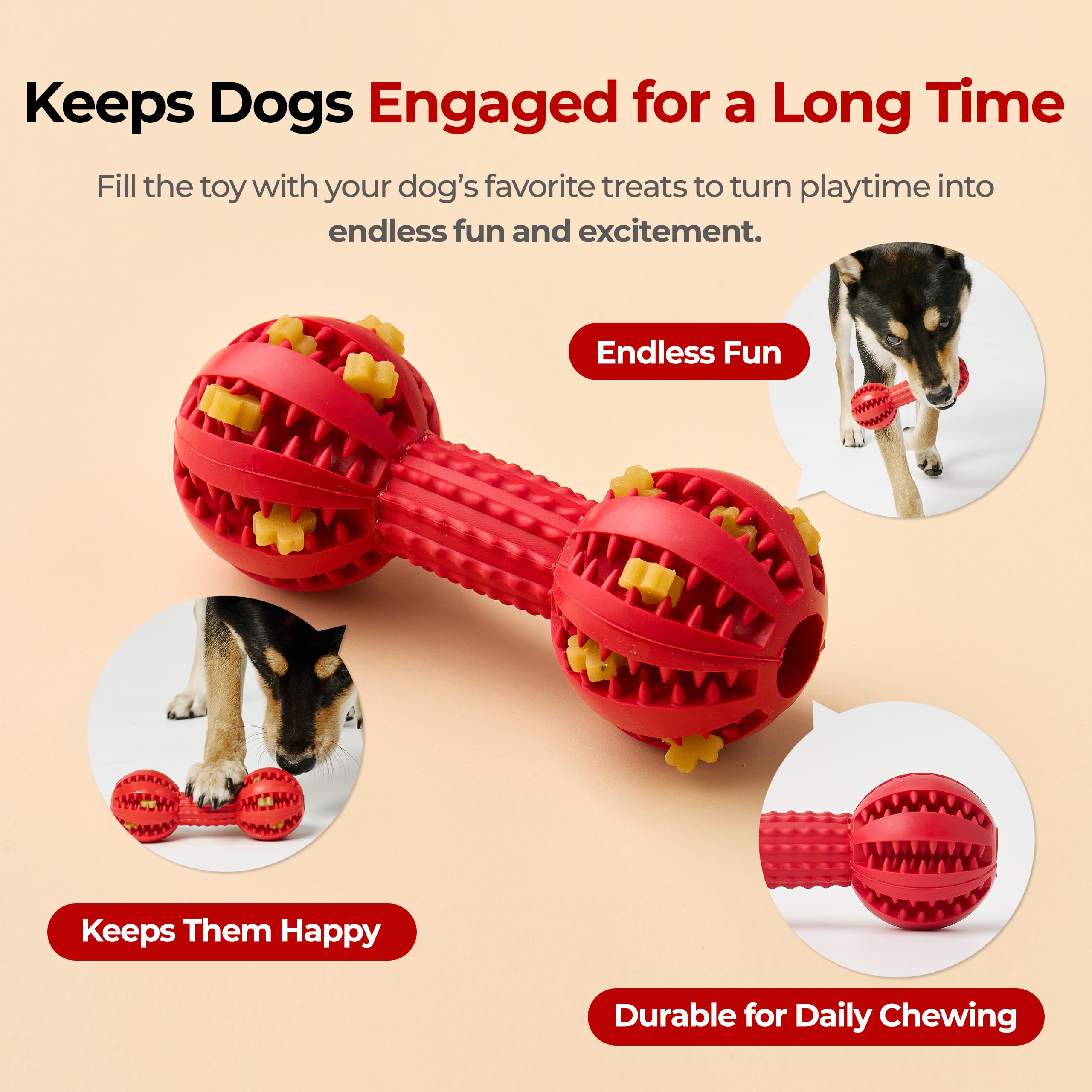JAYU PET toothbrush toy: designed for aggressive chewers and long-lasting fun