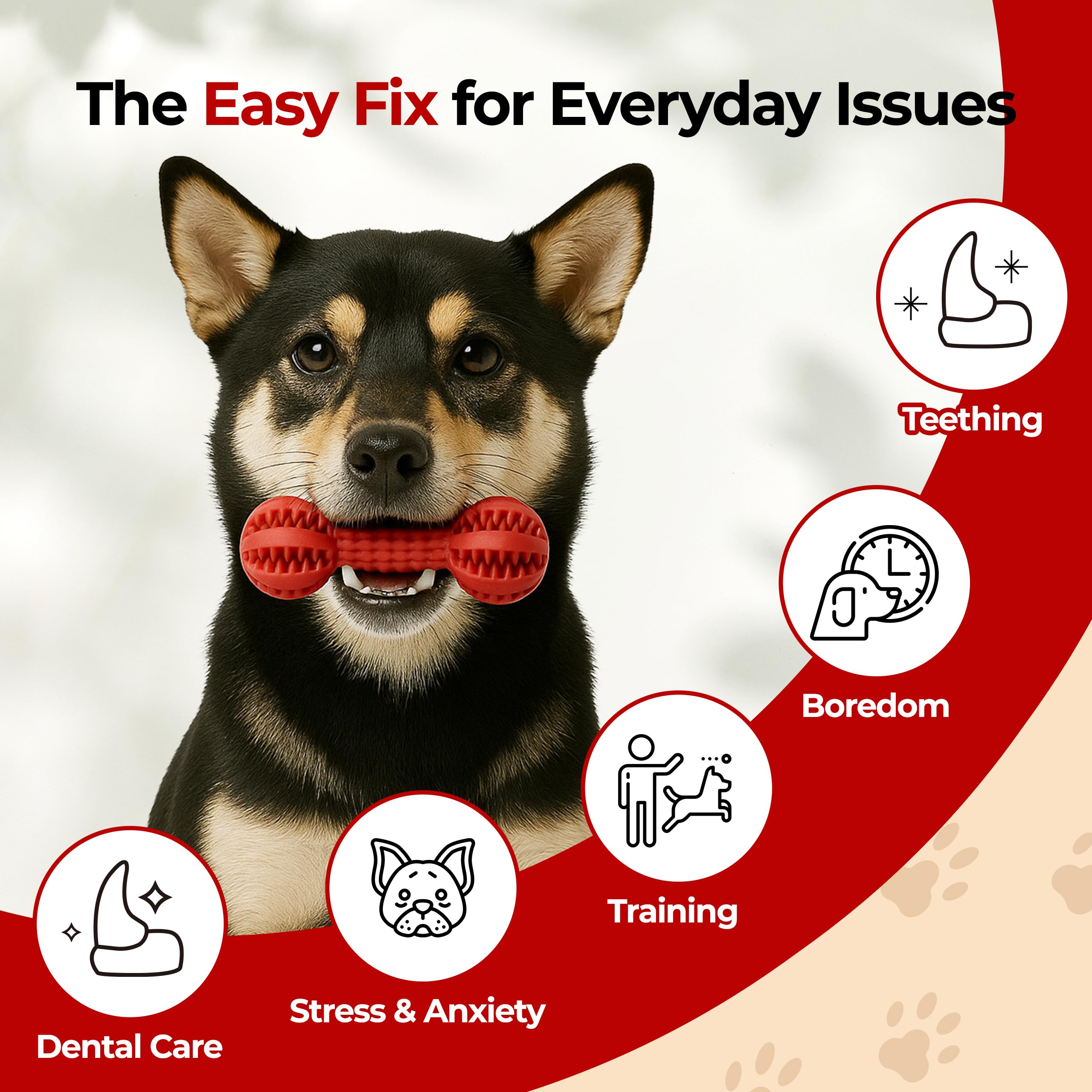 JAYU PET toothbrush toy: deep grooves for teeth cleaning while playing