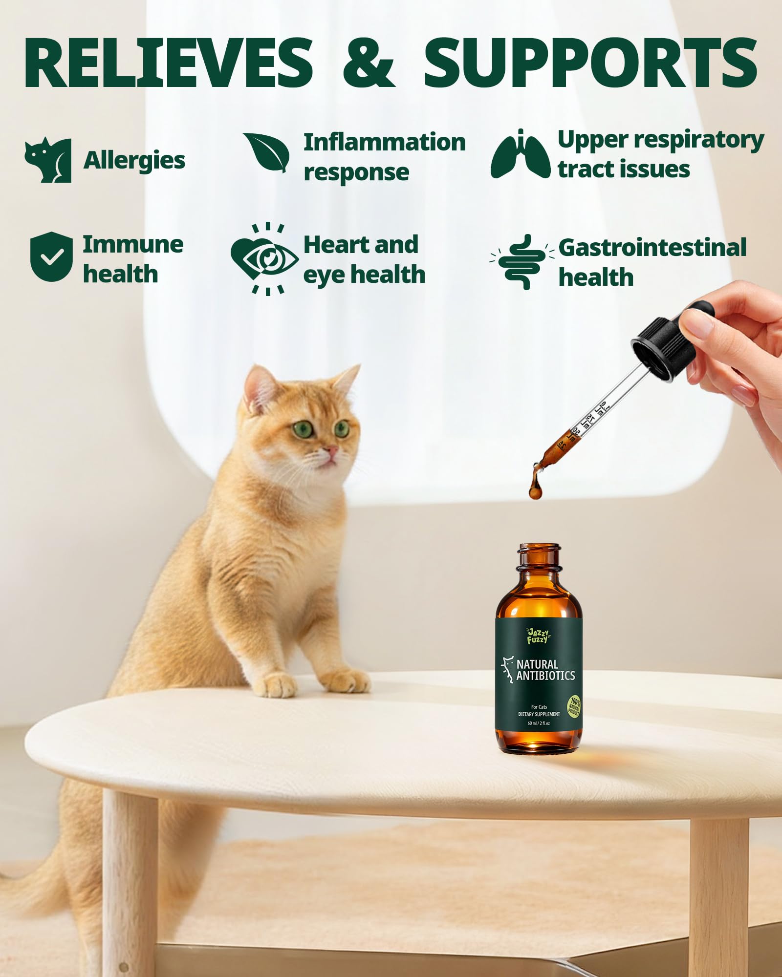 L Lysine and Taurine in Jazzy Fuzzy formula for pet immunity