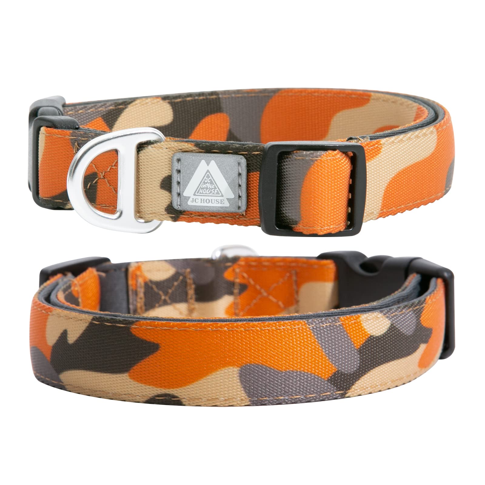JC HOUSE soft padded collar showing plush padding for comfortable daily wear.