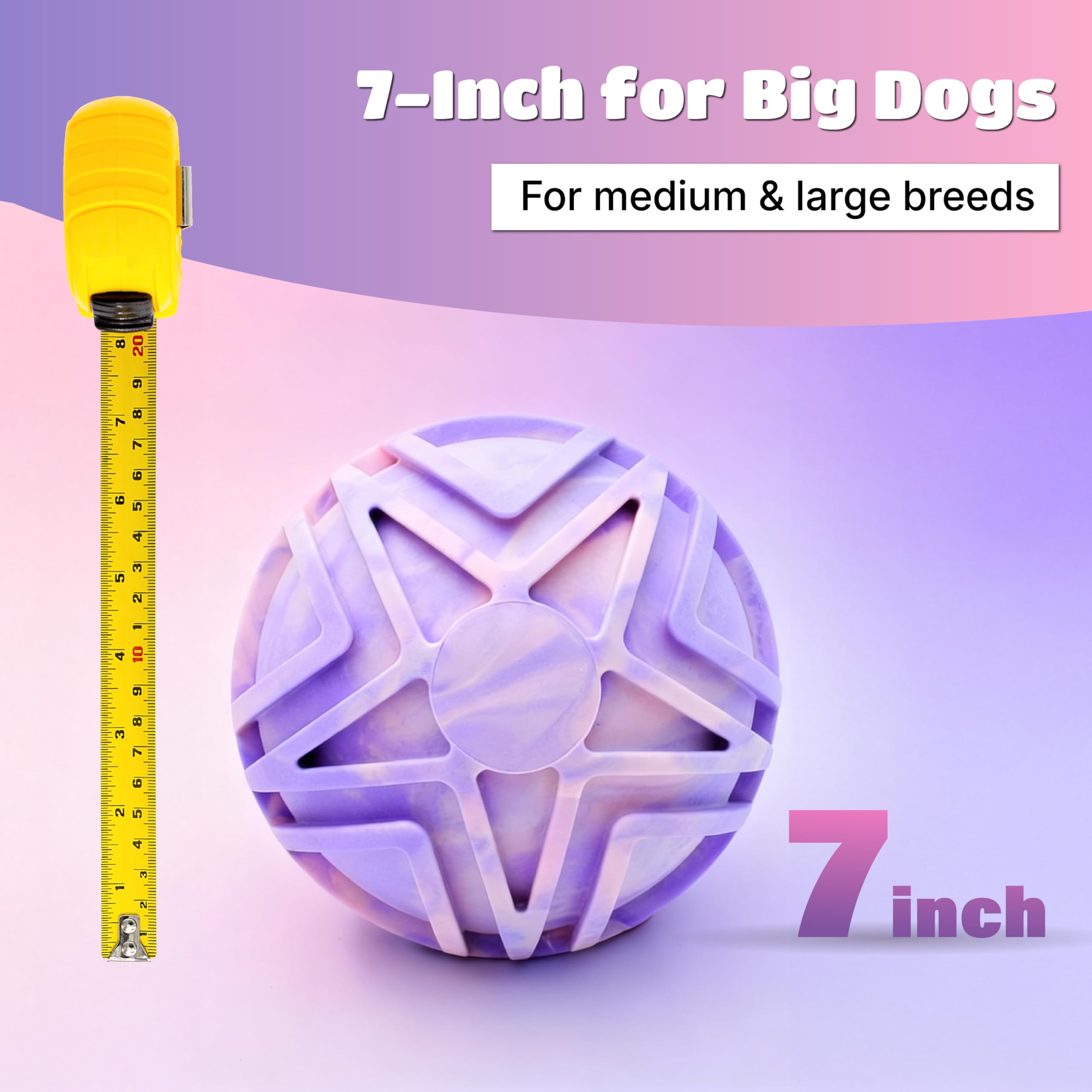 JC HOUSE dog balls bouncy toy gentle on teeth for safe chewers.