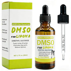 Jdicklary DMSO bottle with precision dropper enables controlled application.