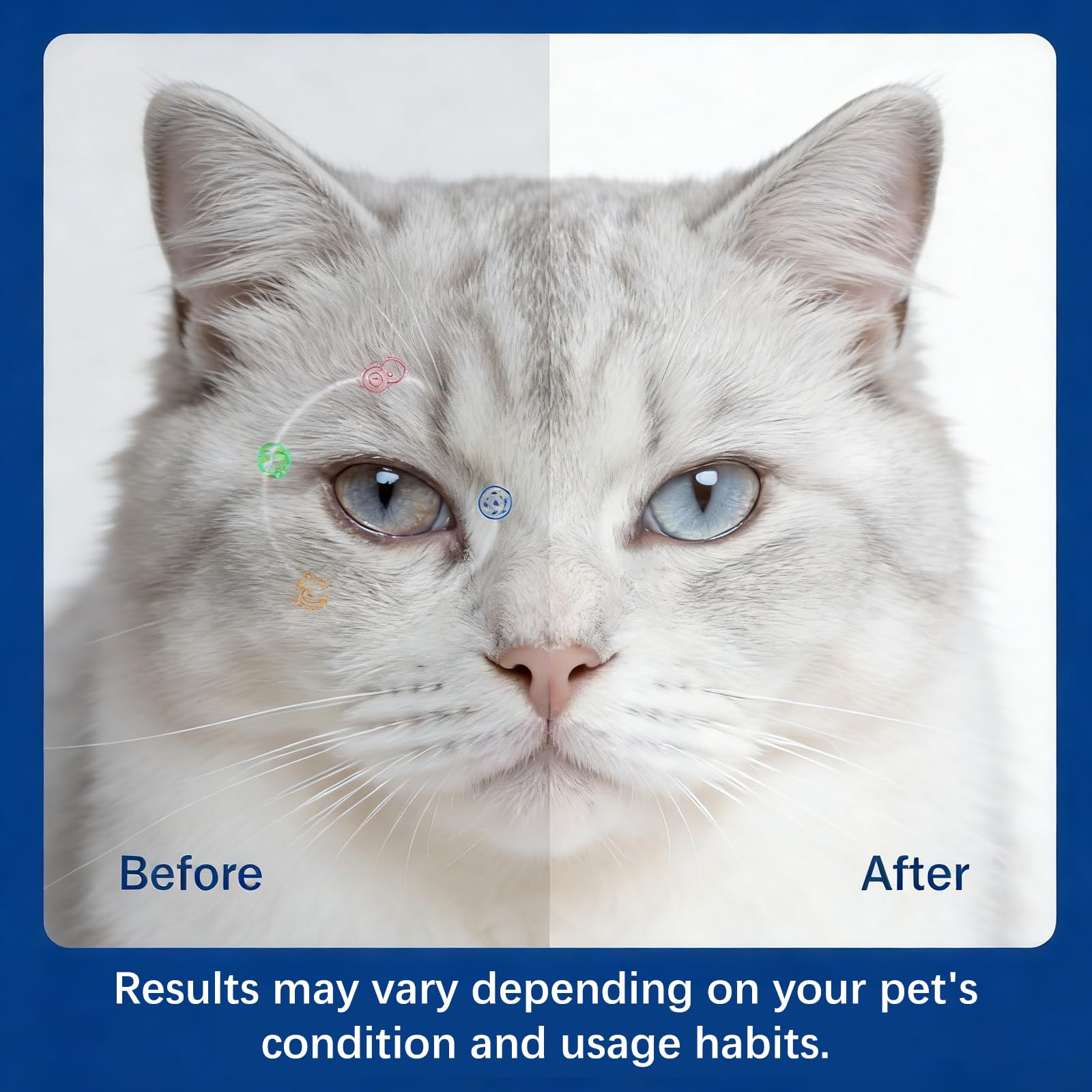 Jdicklary Pet Eye Cream texture close-up shows smooth natural formula.