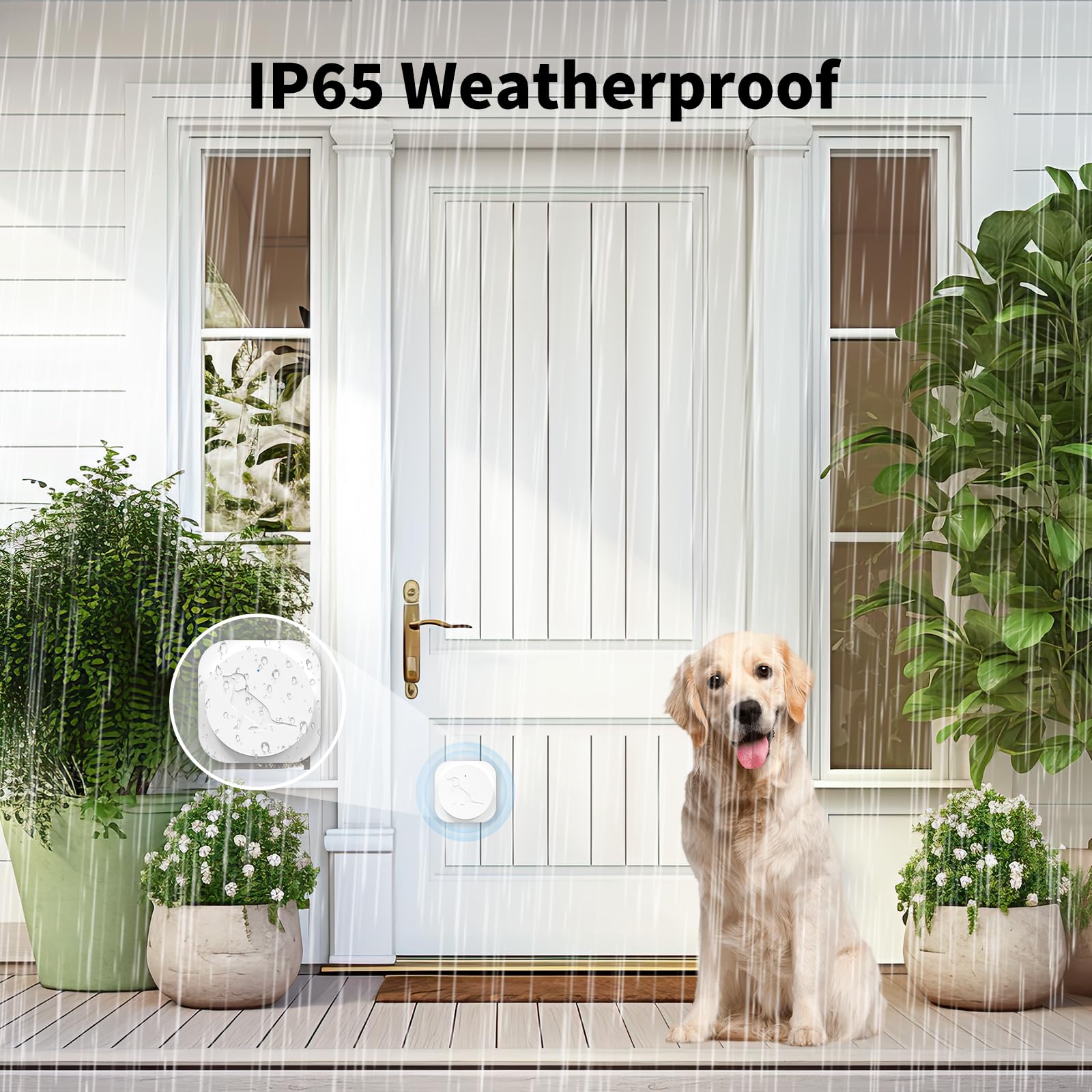 JeaTone IP65 waterproof design guards against weather