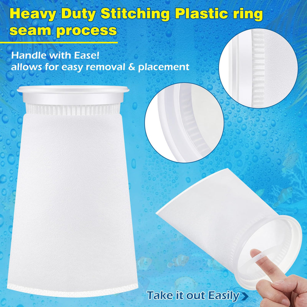 Jecery polypropylene filter sock durable and reusable