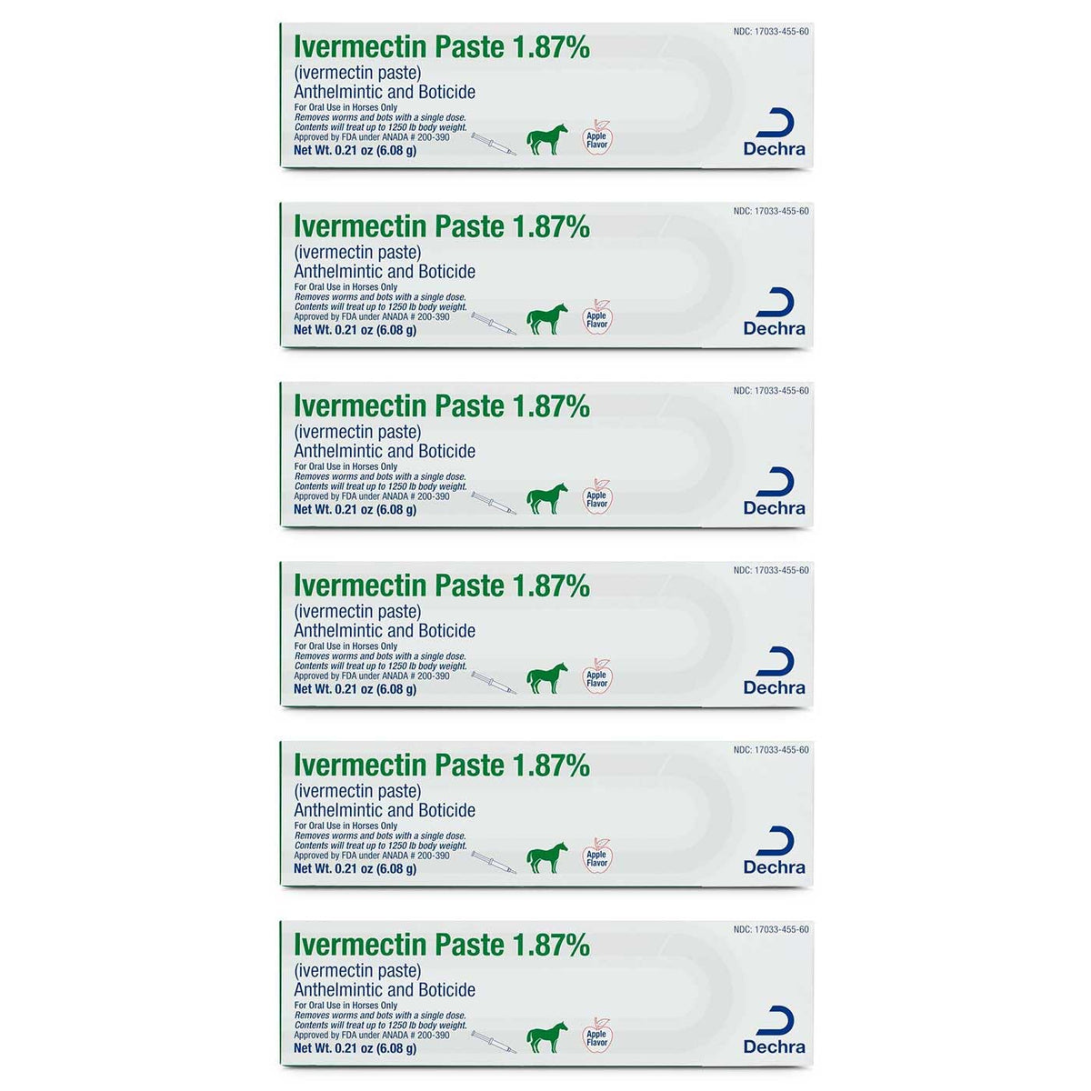 Jeffers Ivermectin Paste 1.87% bottle for broad parasite protection in horses.