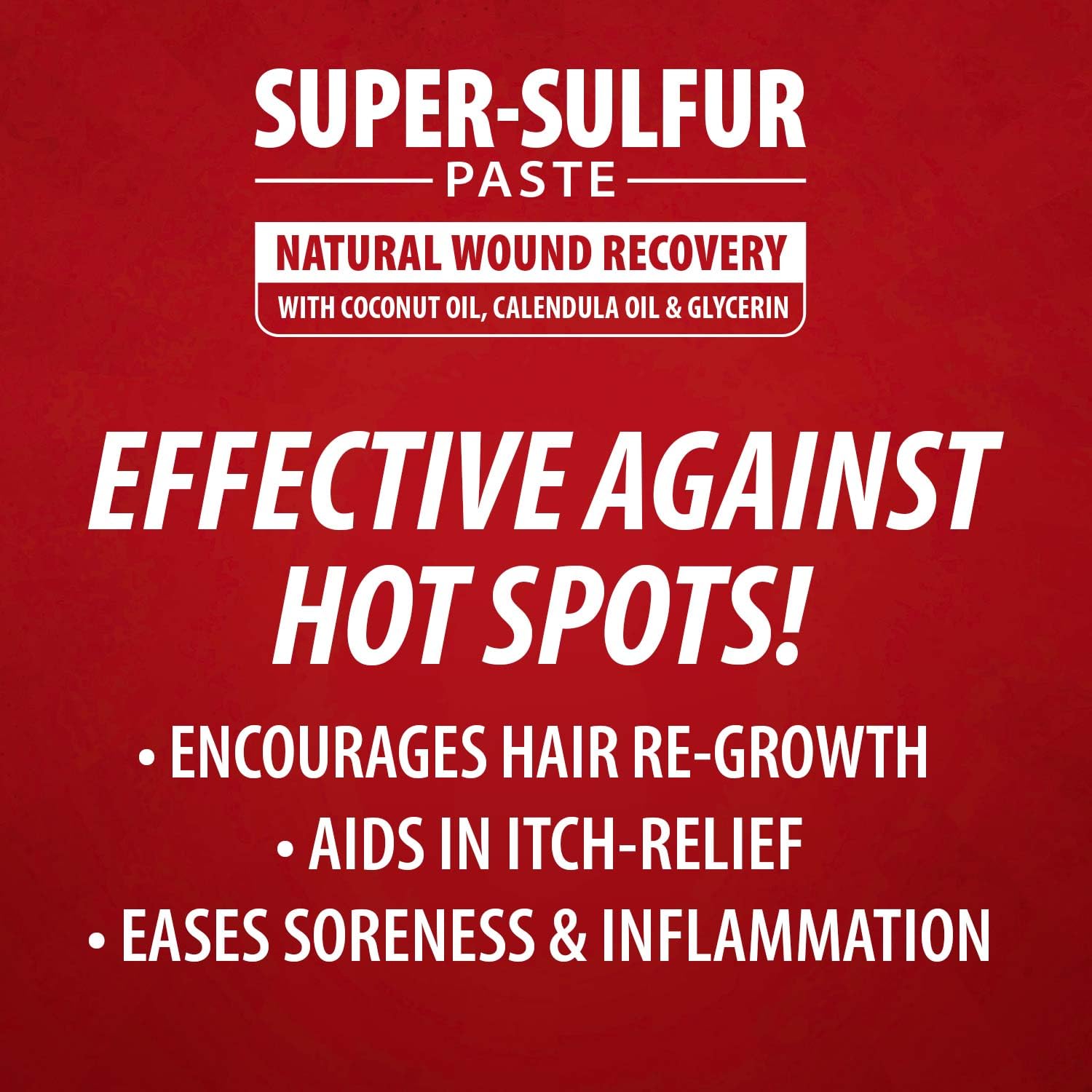 Jeffers Super Sulfur paste coat-smoothing for natural shine