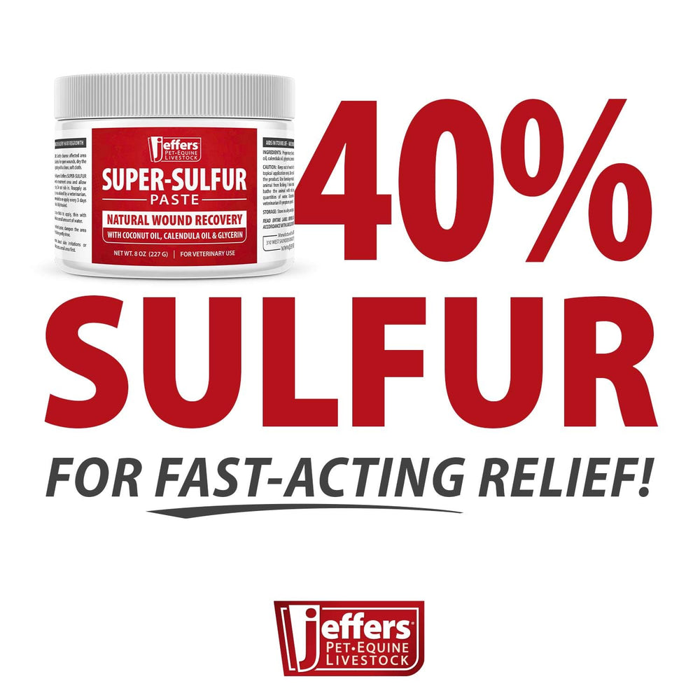 Jeffers Super Sulfur paste hoof-and-elbow-care for tough spots