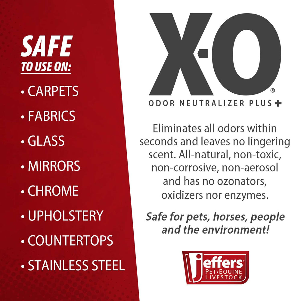 Jeffers X-O stainless steel and counter surfaces cleaned safely