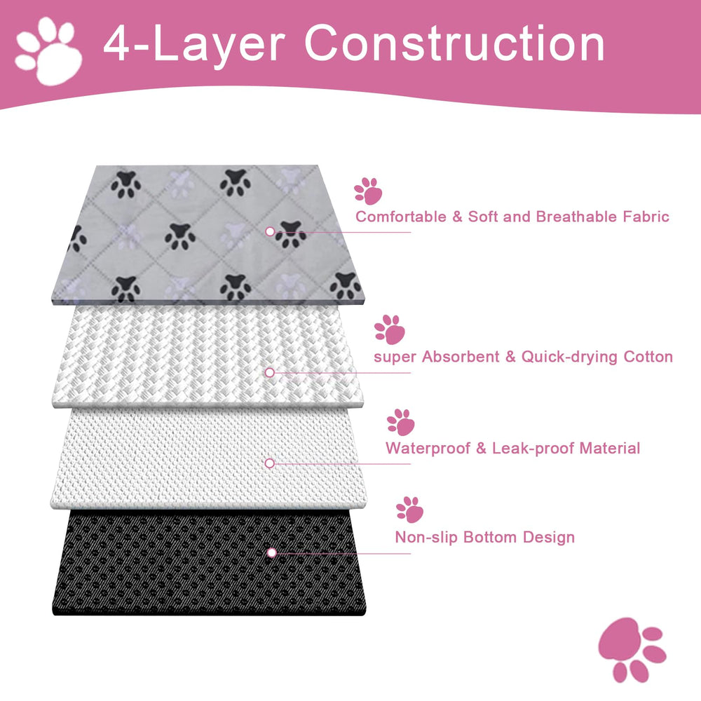 JERIA easy-clean reusable pad is machine washable for busy homes.
