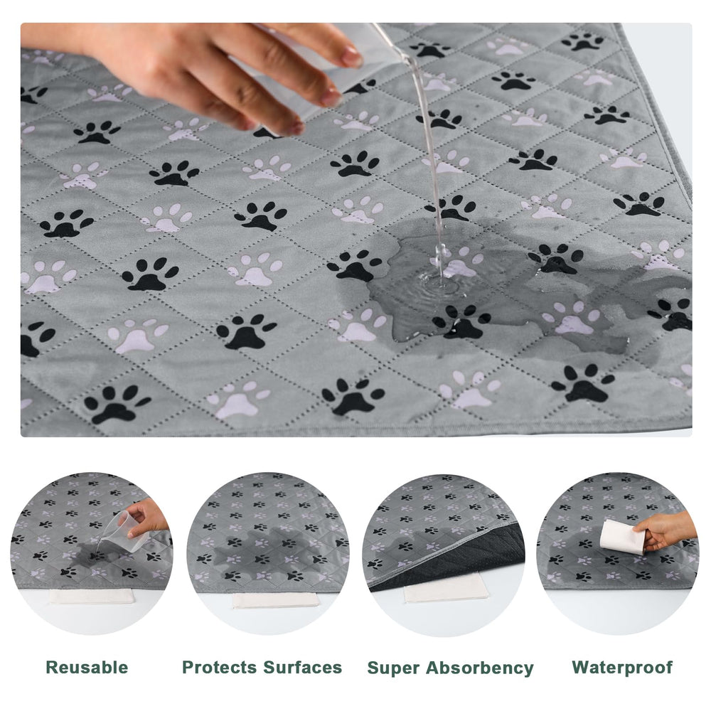 JERIA pad features high-absorption moisture-wicking layer for quick drying.