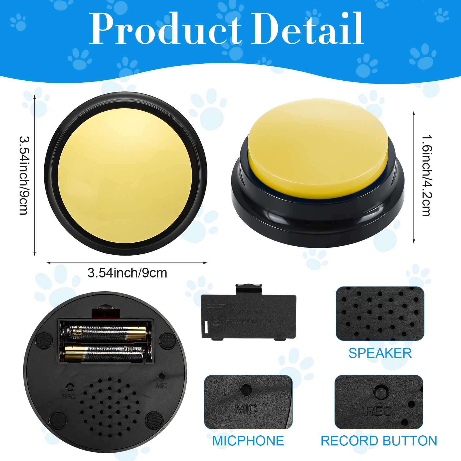 Jerify recording back panel demonstrates simple setup for each button