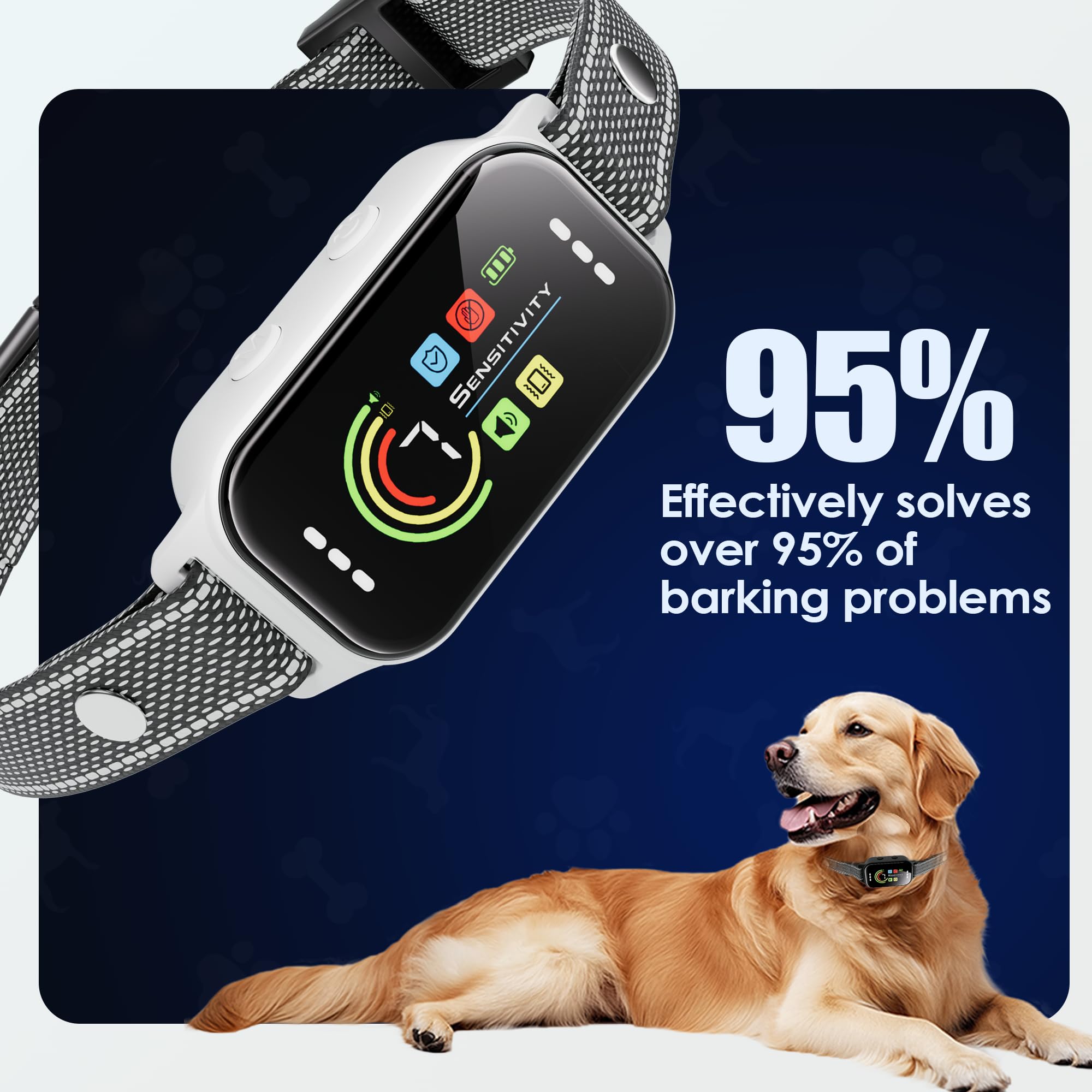JEUJE reflective NightSafe buckle with 18m visibility.