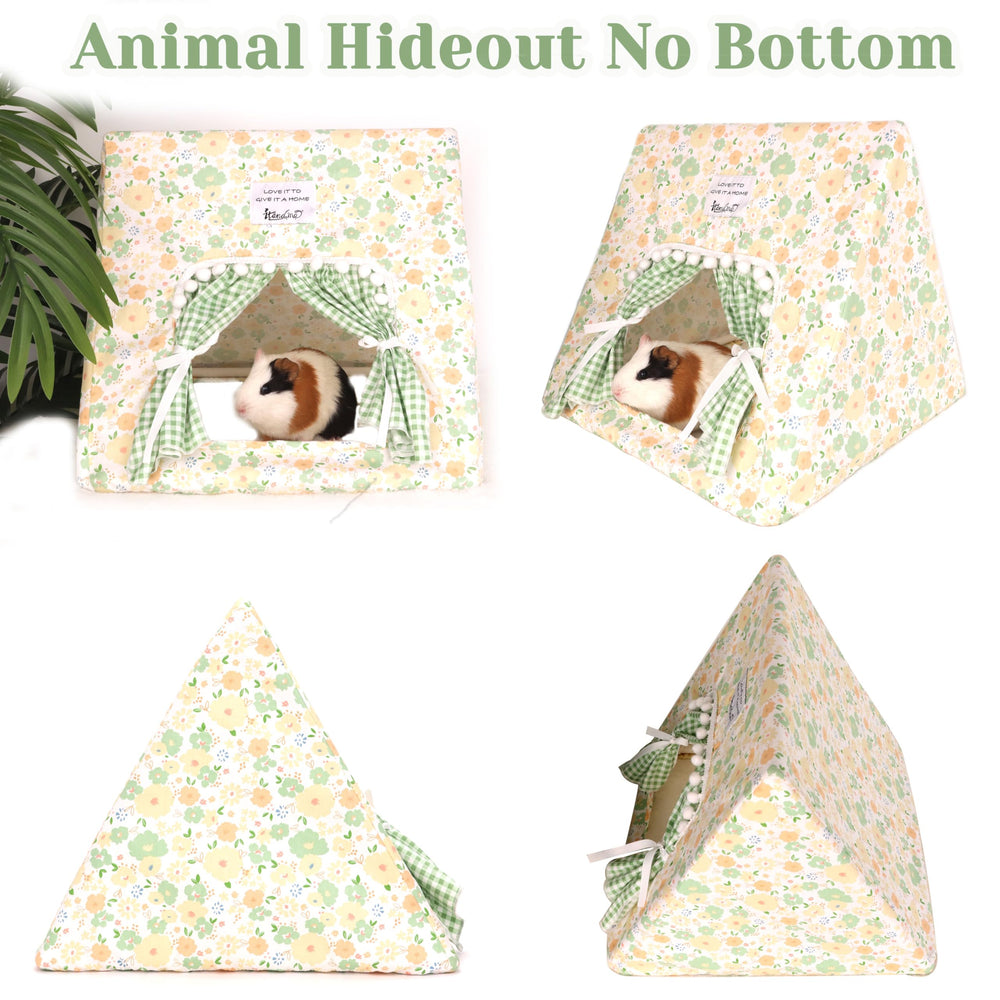 Jevnd Guinea Pig Hideout Large assembly-ready frame enables quick setup and play.