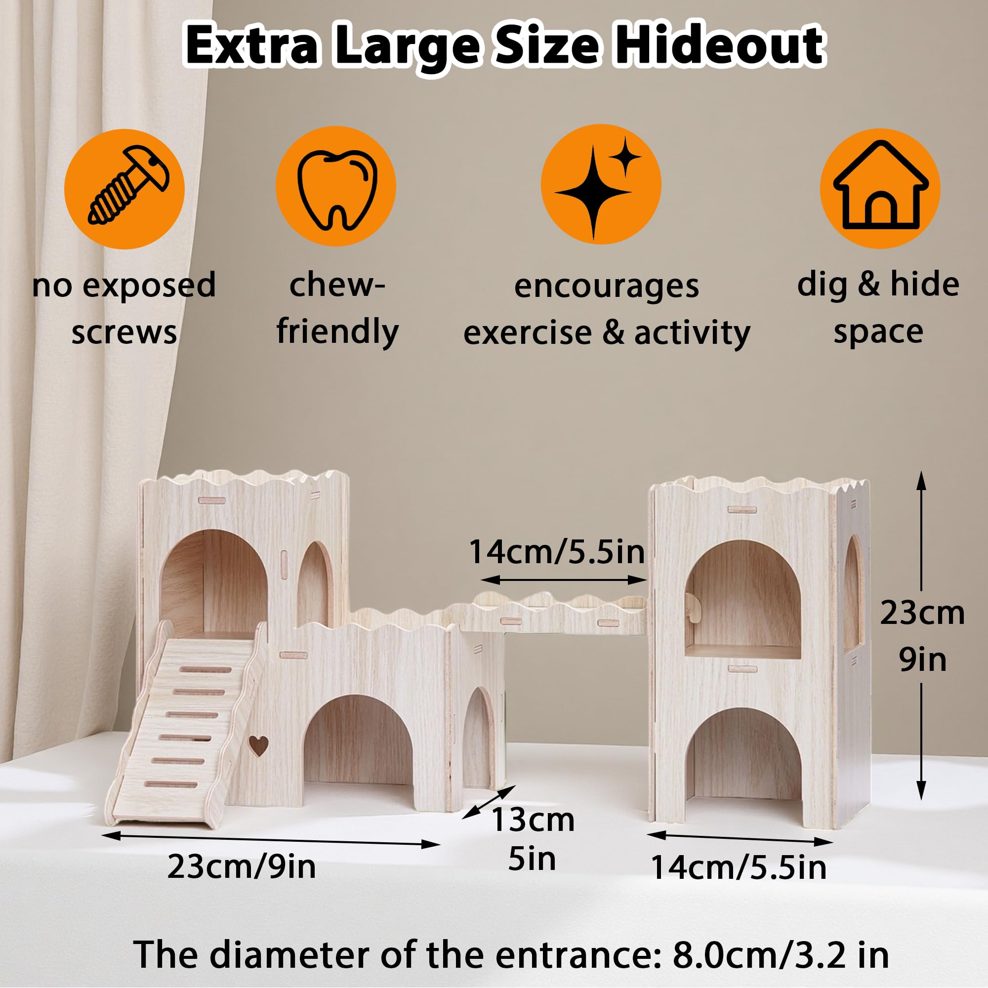 Jevnd multi-chamber interior facilitates nesting and social interaction in Syrian hamsters