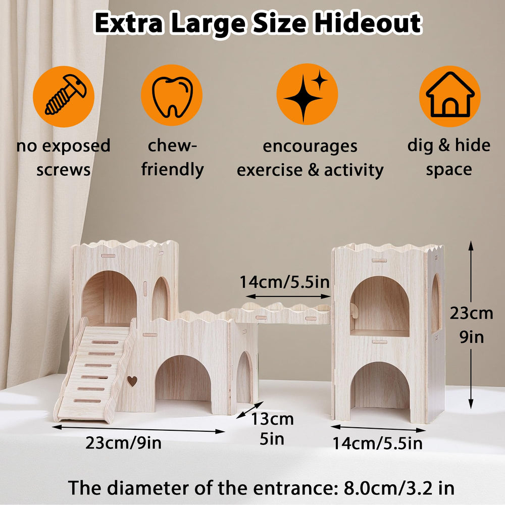 Jevnd multi-chamber interior facilitates nesting and social interaction in Syrian hamsters