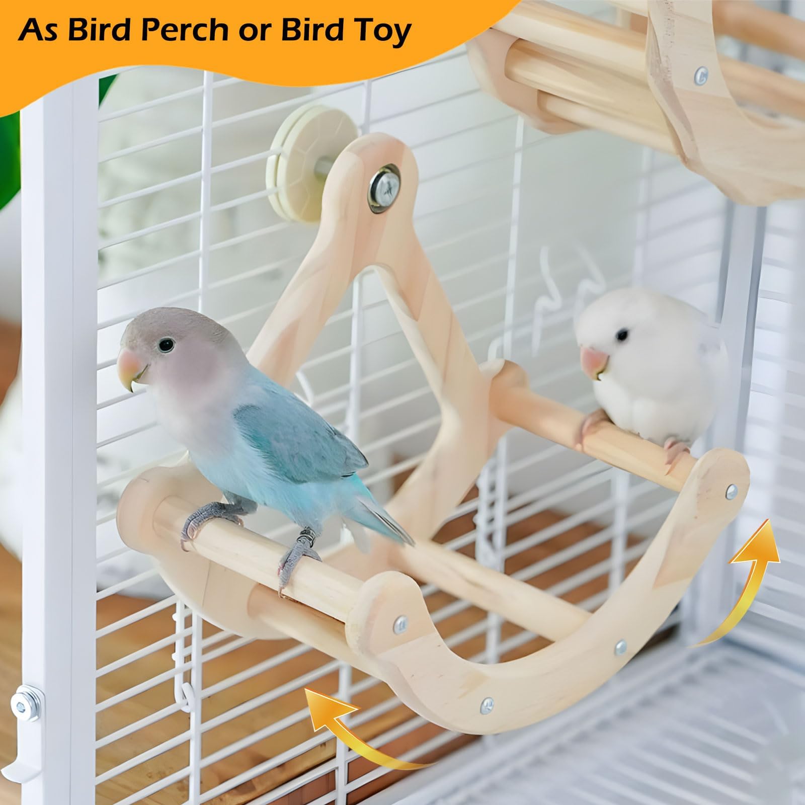 Jevnd Quiet Operation Bird Toy ensures stable indoor use with no disturbance.