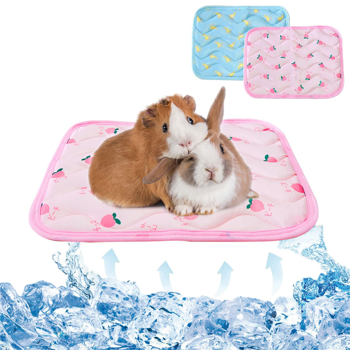 Jevnd cooling mat with ice silk surface for instant coolness.