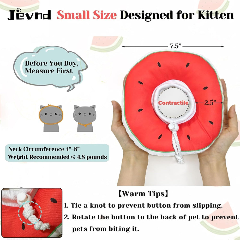 Jevnd soft cat cone worn while resting promotes comfort during recovery
