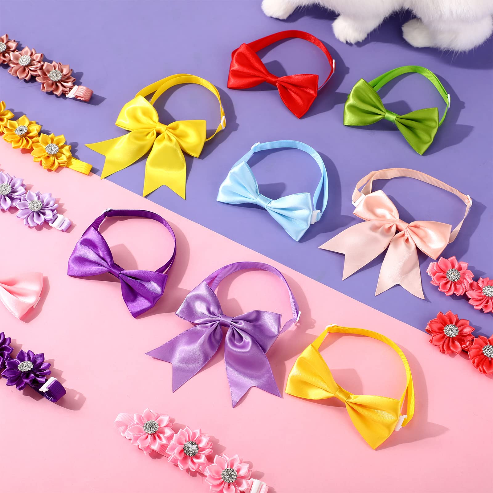 Jexine colorful bow ties provide versatile styling for parties and weddings.