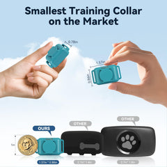 Jeyihka vibrating dog collar with remote highlighted for gentle training