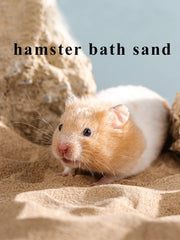 JFWOD desert sand highlights pure natural material for gentle hamster baths.