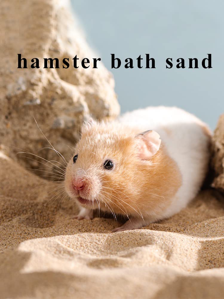 JFWOD dust-free desert sand for hamster baths, clean and low-dust experience.