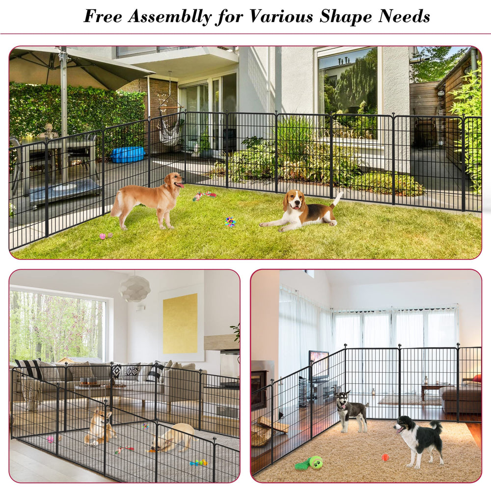 Jhsomdr rv camping dog pen suitable for travel and camping