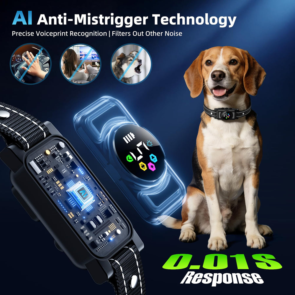 Jicawz collar with removable contact points and breathable nylon strap for comfort.