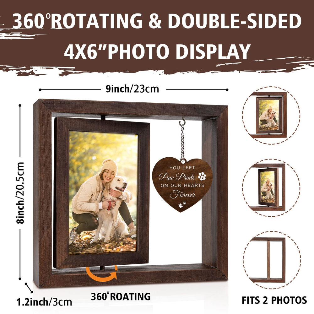 Jigfoxy eco friendly MDF frame with rustic texture preserves memories