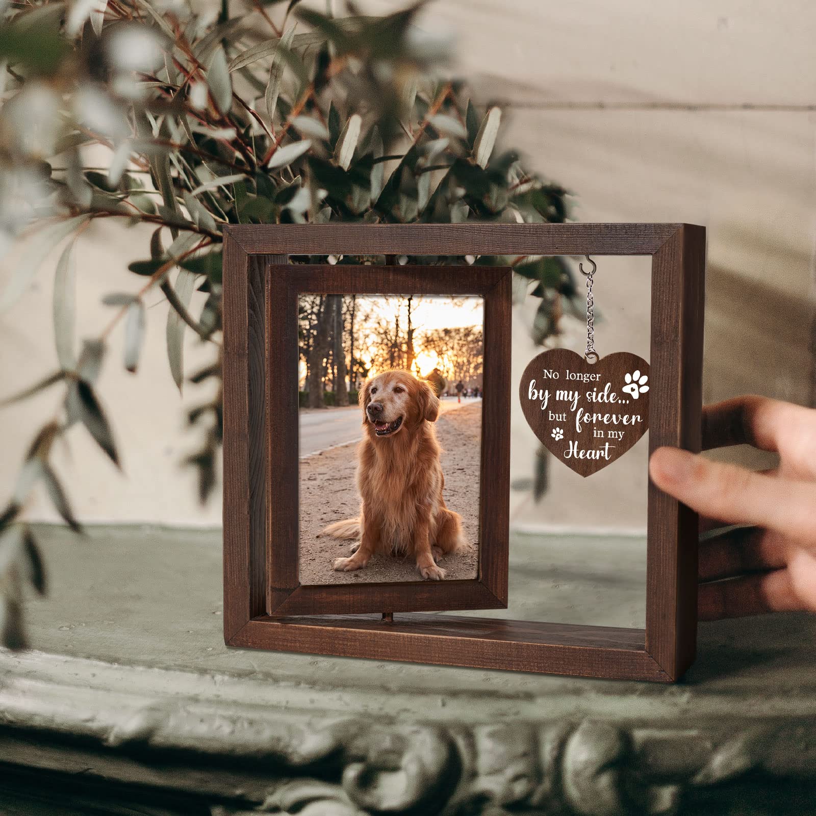 Jigfoxy frame built on durable MDF with rustic wood finish.