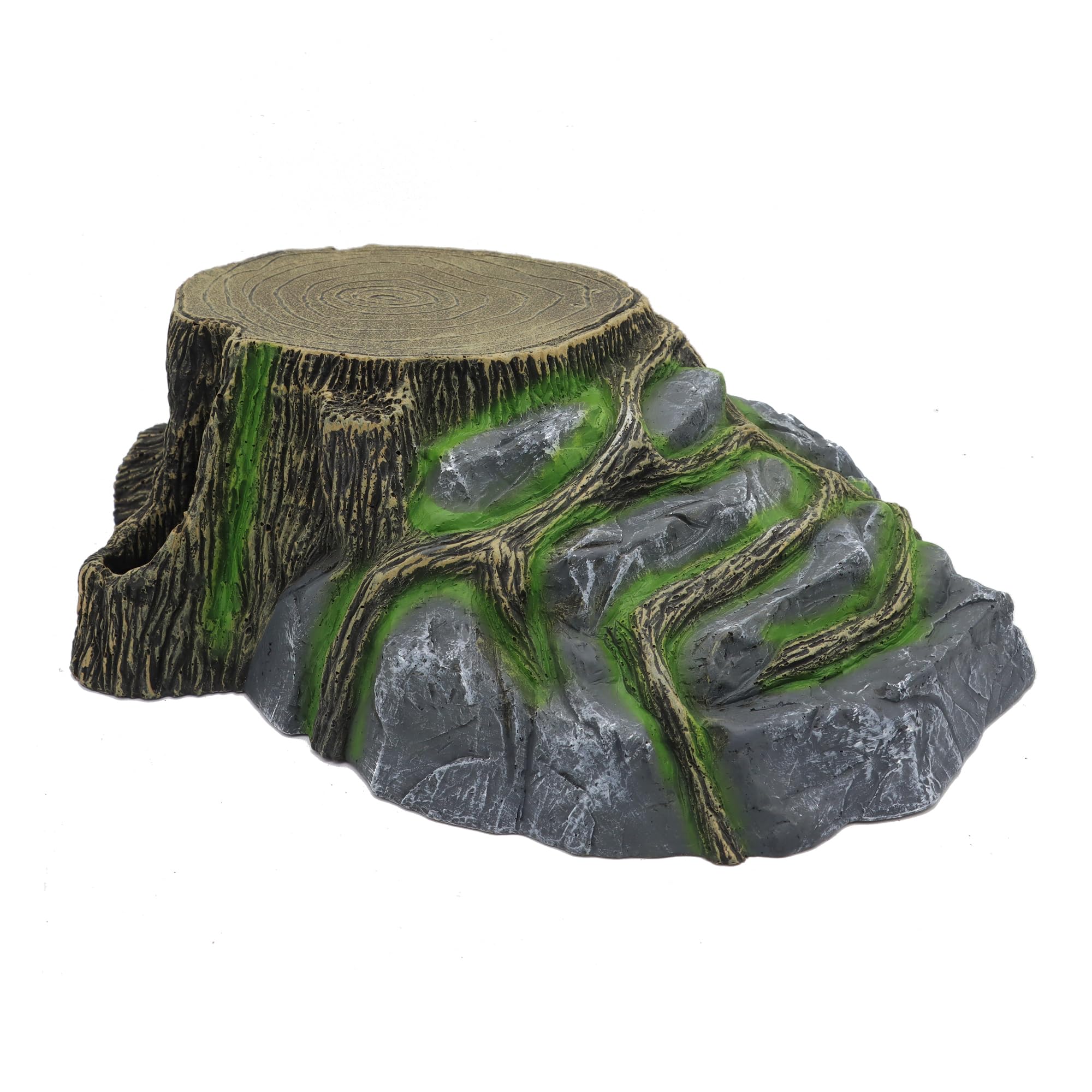 Jihaqua Extra Large Resin Hideout dimensions 12-8-by-8-6-by-4-15-inches, clear size reference.