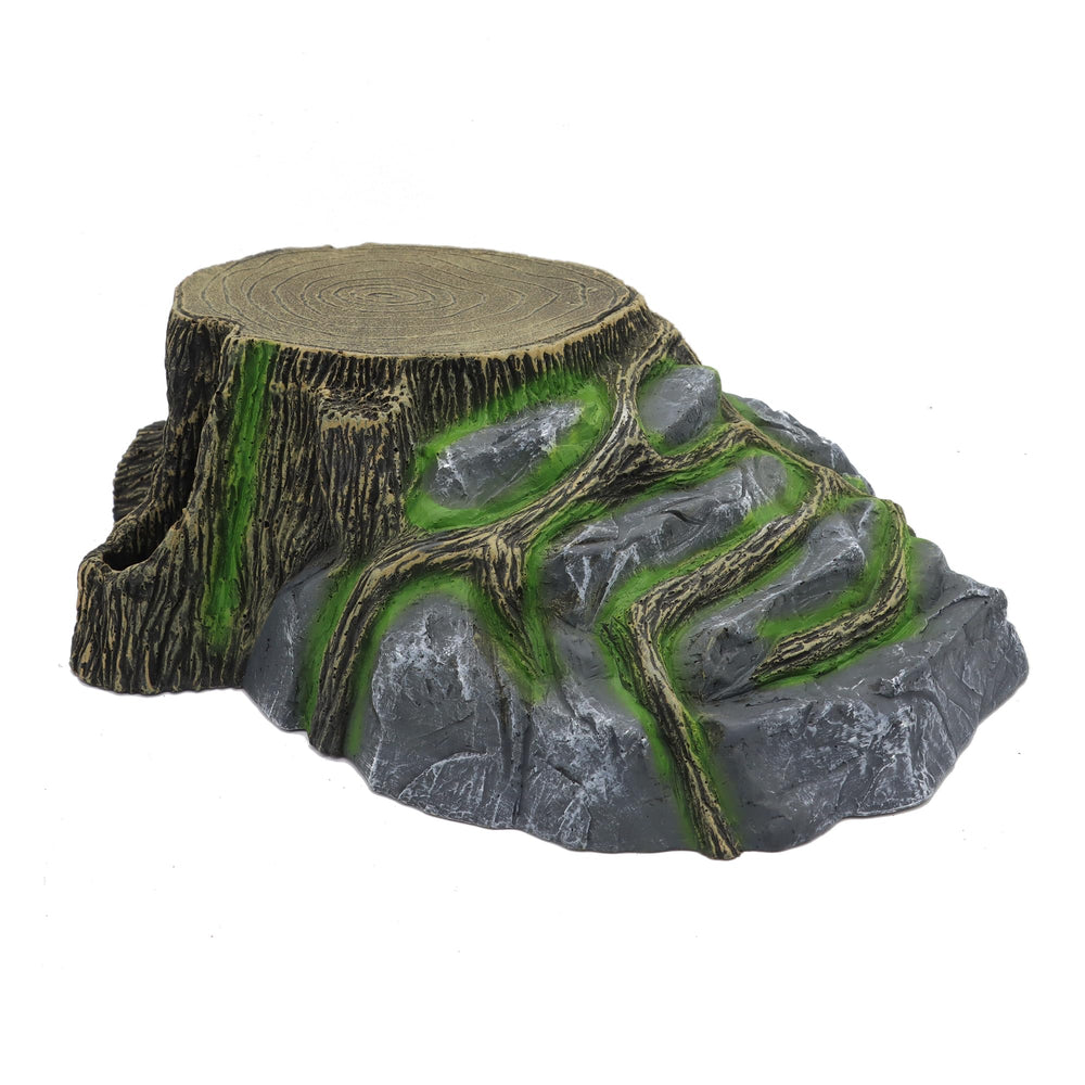 Jihaqua Extra Large Resin Hideout dimensions 12-8-by-8-6-by-4-15-inches, clear size reference.