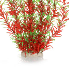 JIHAQUA heavy-base aquarium plant stays upright, reducing drift during water changes.