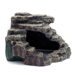 JIHAQUA Natural rock habitat enhances realism and offers a private retreat.