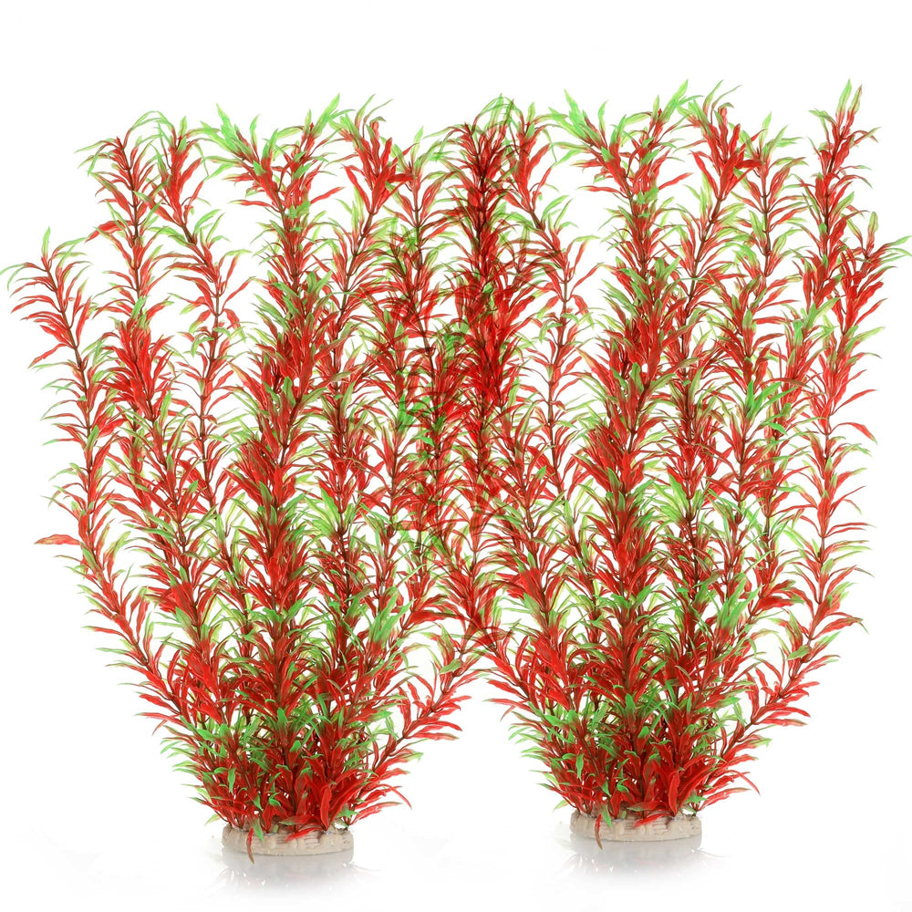 JIHAQUA tall plastic aquarium plants add height and realism for a natural underwater look.