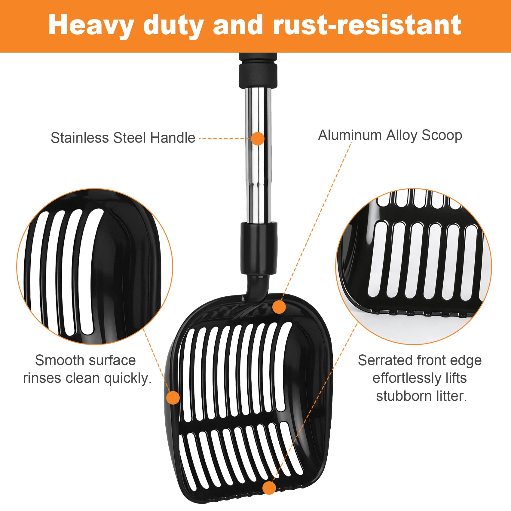 Jiimee soft foam-padded handle delivers comfortable grip during cleaning