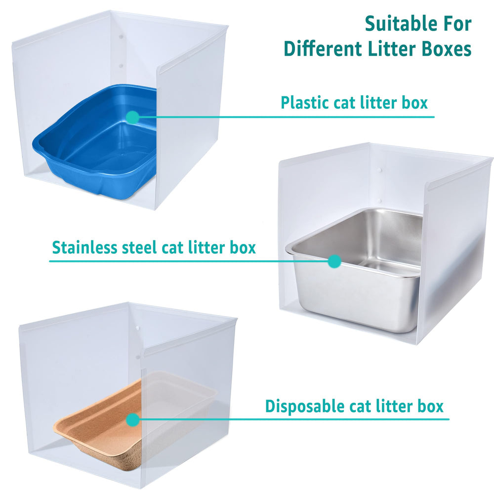 JIMEIQI corner friendly enclosure fits neatly in tight spaces.
