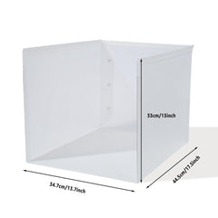 JIMEIQI high side litter box enclosure side view keeps litter contained and private.