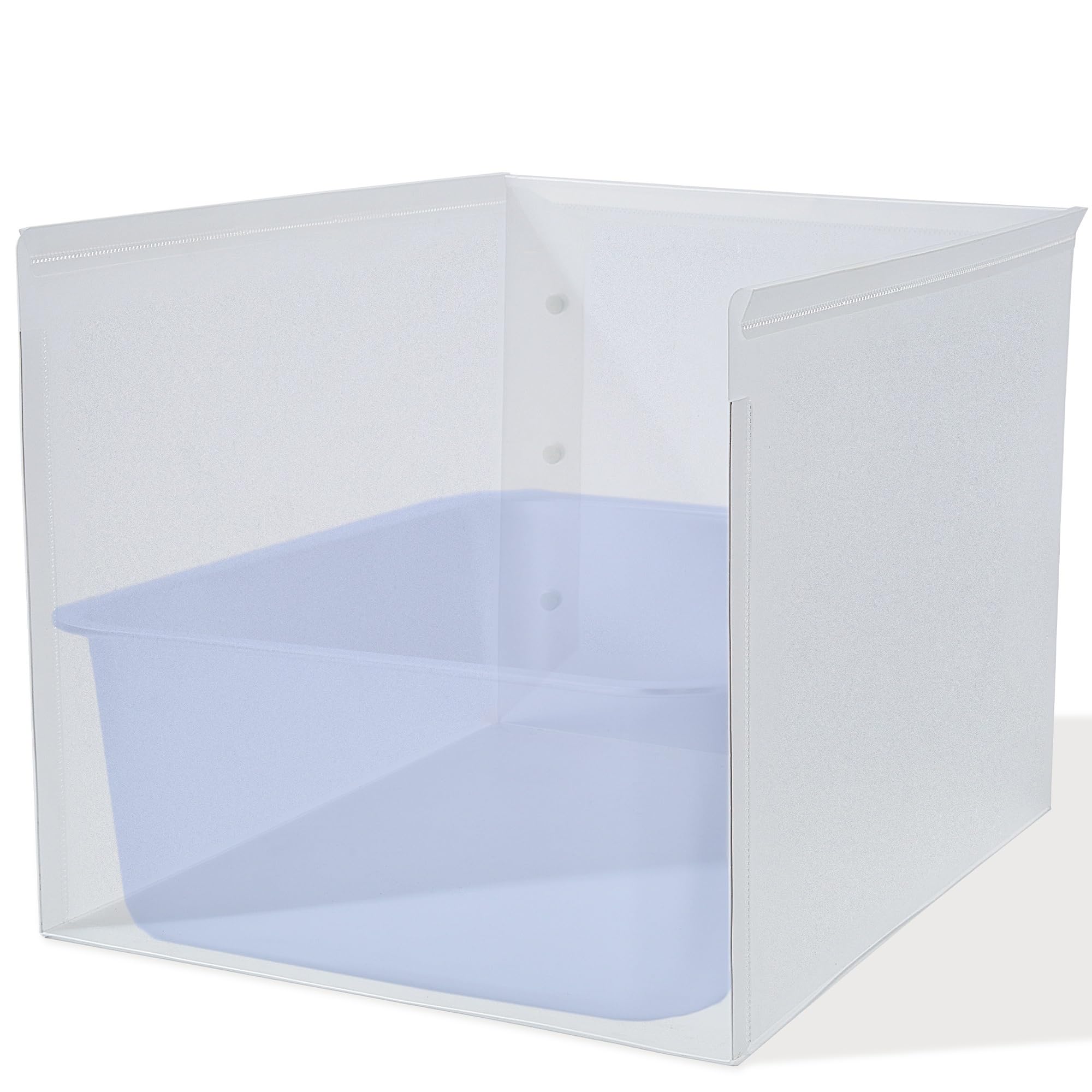 JIMEIQI large litter box pee shield front view reduces floor splashes.