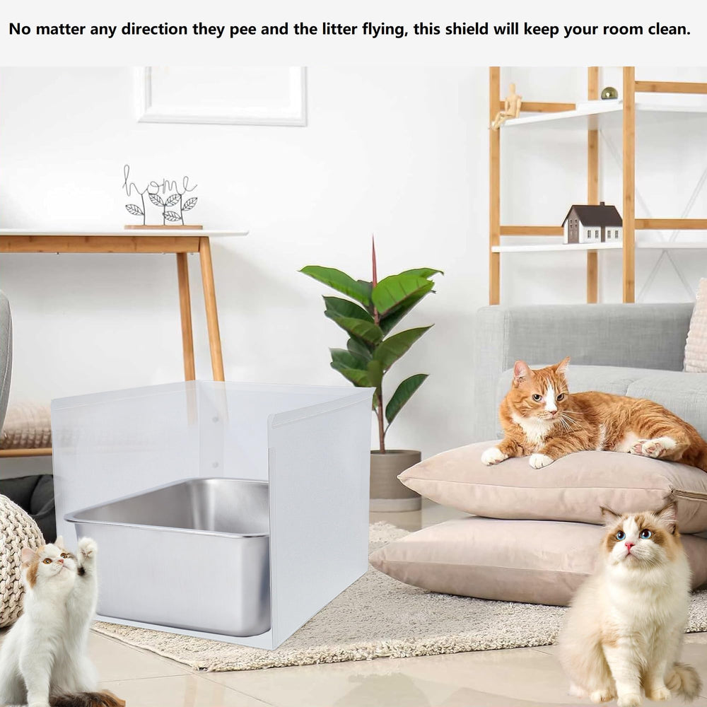 JIMEIQI three sided litter shield design provides enhanced containment.
