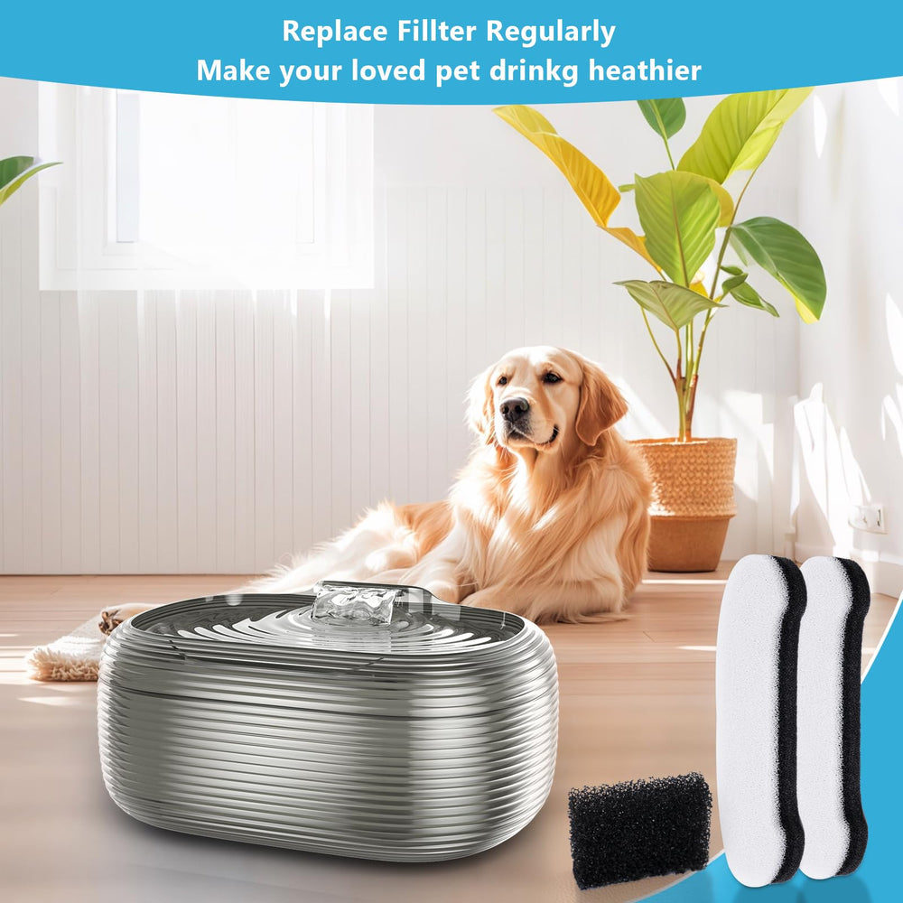 JIMICOW PF-006-10L compatibility with large dog fountain shown