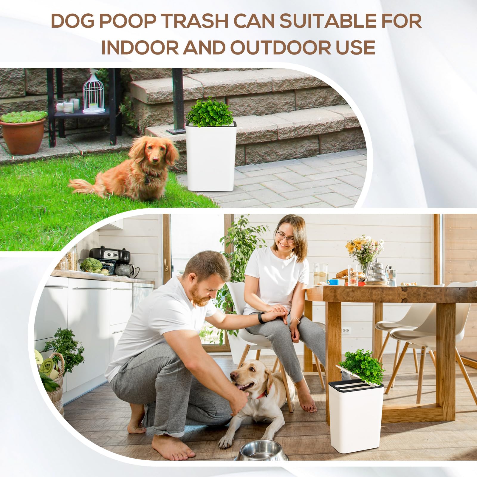 Jingmore 50 bags included for ready-to-use waste disposal.