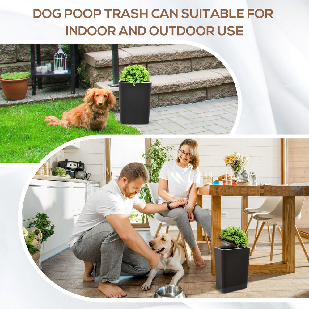 Jingmore slim garbage-bin design for indoor or outdoor use