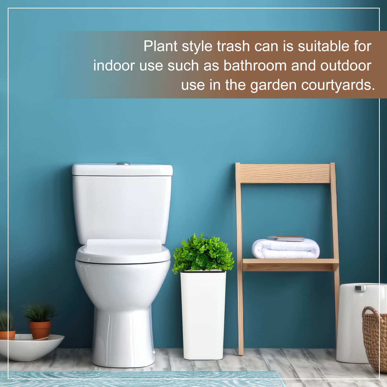 Jingmore indoor and outdoor dog waste bin suited for yards, patios, and gardens.