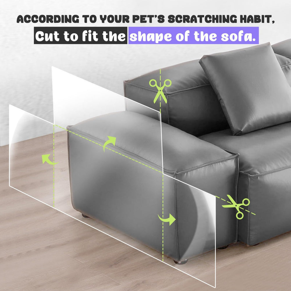 JINVOGREEN cut-to-fit furniture cover for customized protection on various surfaces.