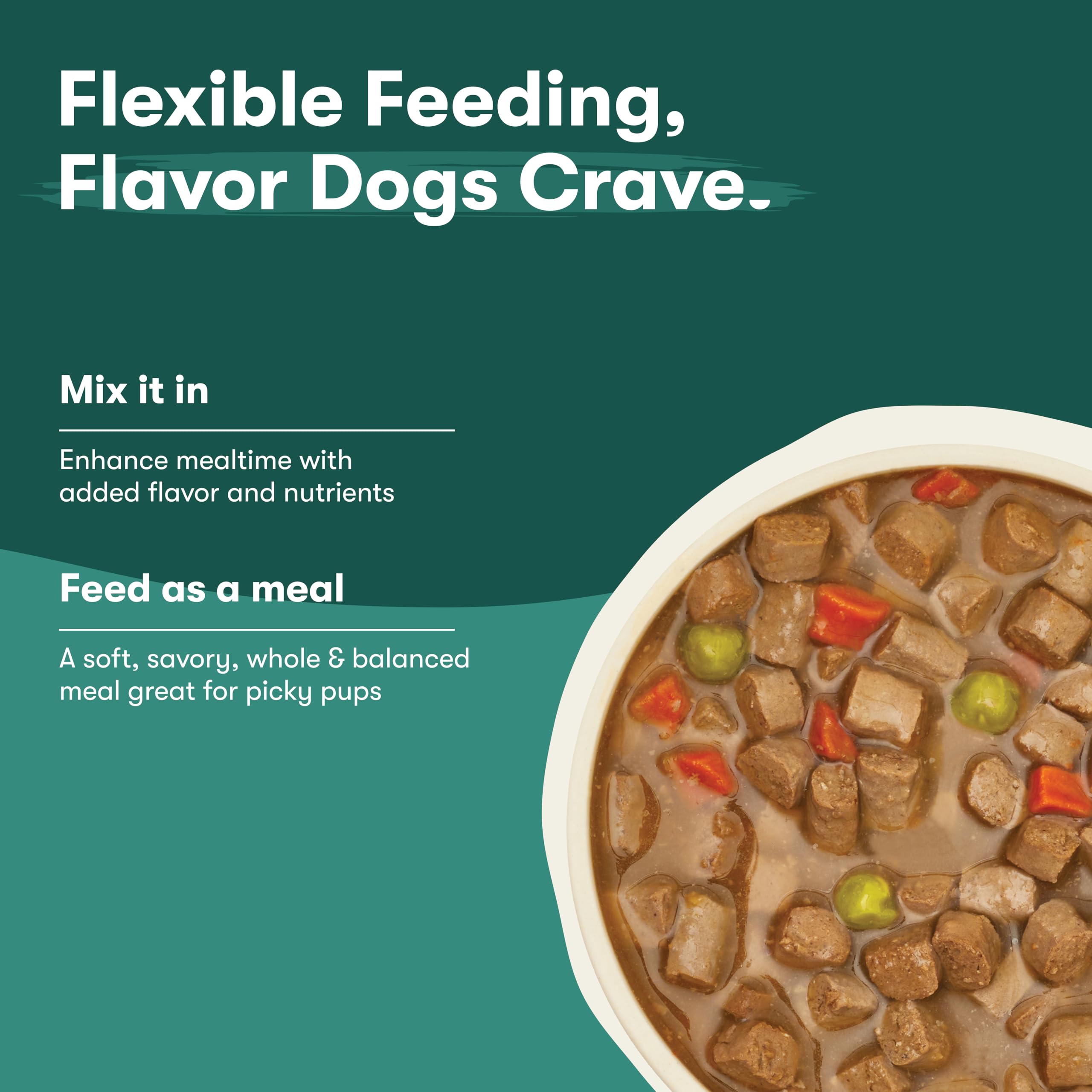 Jinx no-fillers claim image highlights clean recipe without corn, wheat, or soy.