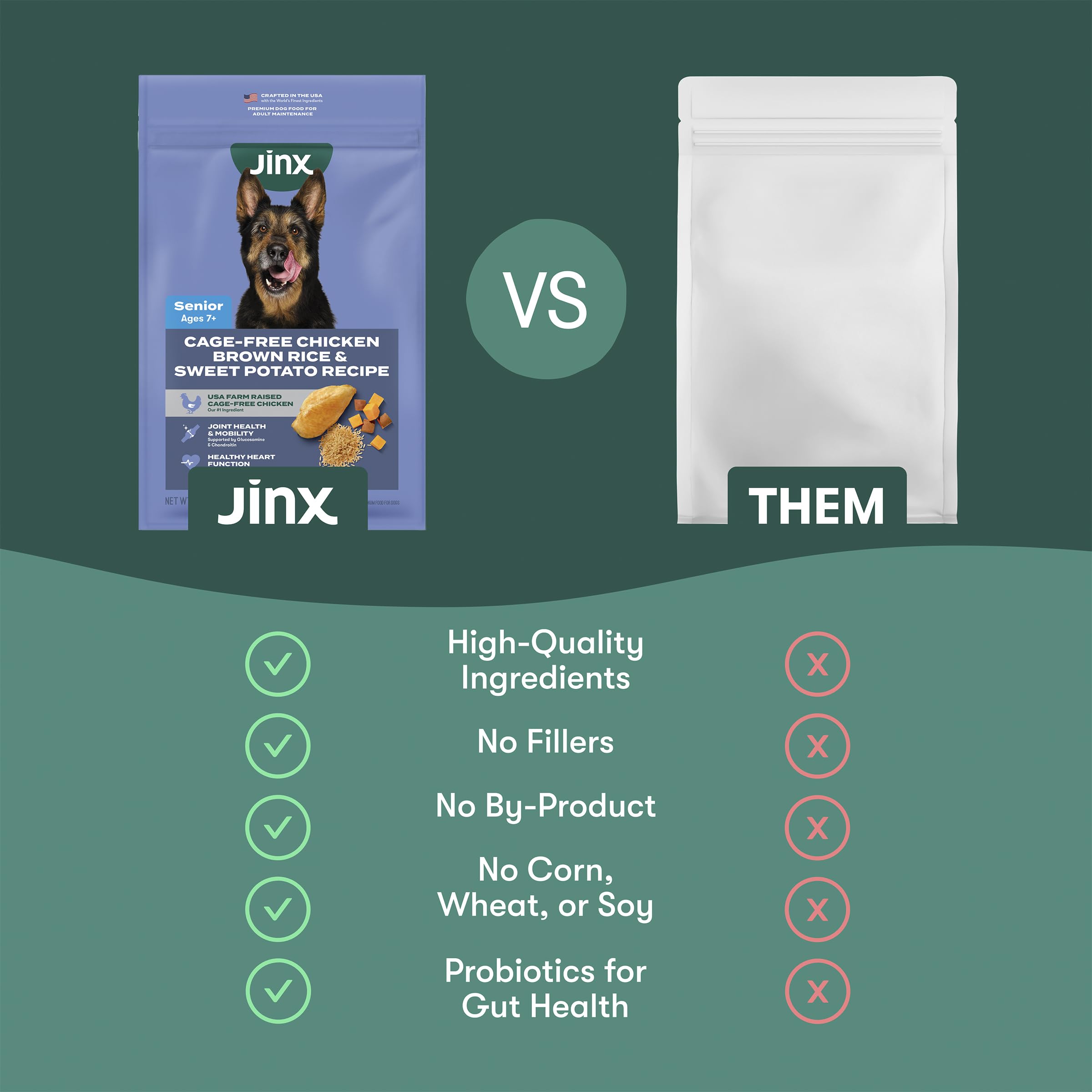 Taurine and heart health concept in Jinx senior food visuals.