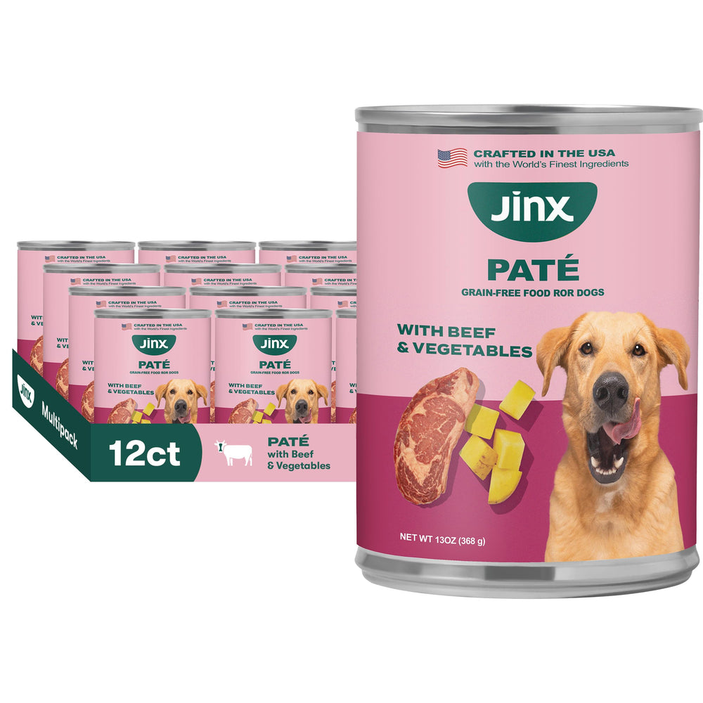 Jinx Premium Beef Pate: serving as a hearty meal or topper for all life stages